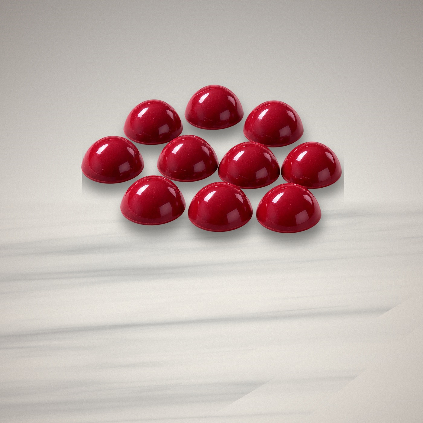 MICRO ZEST RASPBERRY — raspberry chocolate pieces, wider view